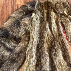 SOLD Vintage Raccoon Fur Coat